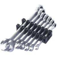 TOOLCRAFT TO-9626412 Enkelvoudige ringsleutelset met ratel 7-delig Sleutelbreedte (metrisch) 8 - 19 mm - thumbnail