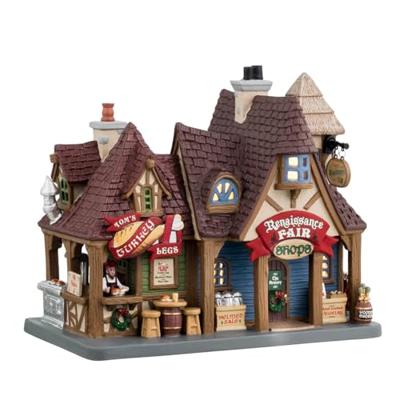 Renaissance Fair Shops 16x24x25 cm Kersthuisje LEMAX - Lemax