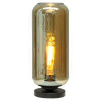 Masterlight TafellampQuinto Smoke met smoke cilinderglas - 4260-05-05-5 - thumbnail