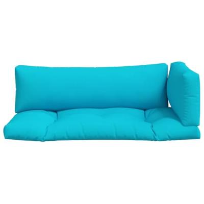 Palletkussens 3 st oxford stof turquoise