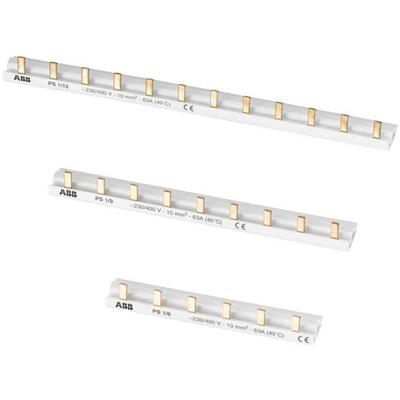 ABB 2CDL210001R1006 Faserail Aantal rijen 1 Grijs 1-polig 10 mm² 1 stuk(s)