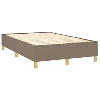 Boxspring met matras stof taupe 120x200 cm - thumbnail