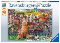 Ravensburger puzzel Dagje uit in de natuur 500 stukjes - thumbnail