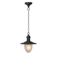 Lucide ARUBA - Hanglamp Binnen/Buiten - Ø 25 cm - 1xE27 - IP44 - Roest bruin - thumbnail