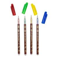 Harry Potter Gel Pens 4-Pack Colourful Crest - thumbnail