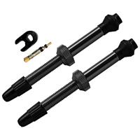 Barbieri tubeless valve aluminium sv 45mm black 2 pieces - thumbnail