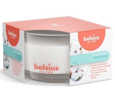 Bolsius Geurglas 50/80 TS fresh cotton