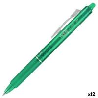 Rollerpen PILOT friXion clicker medium groen | 12 stuks - thumbnail