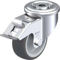 Blickle LER-PATH 80G-FI Zwenkwiel met rem Wieldiameter: 80 mm Draagvermogen (max.): 150 kg 1 stuk(s) - thumbnail