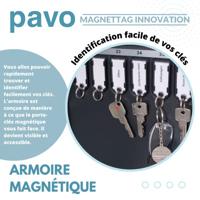 Sleutelkast pavo high security magnetisch 50 haken - thumbnail