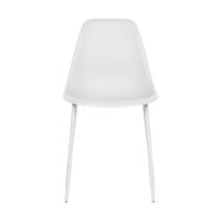 Woood Set van 2 - Lexi eetkamerstoel wit - thumbnail