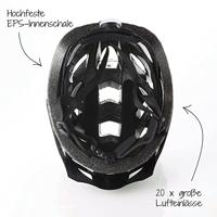 FISCHER FAHRRAD Urban Levin L/XL MTB fietshelm Grijs, Zwart Confectiemaat: L - thumbnail