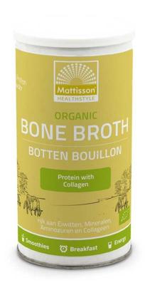 Mattisson Organic beef bone broth botten bouillon bio 180 Gram