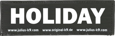 Julius-K9 label - Holiday Julius-K9 label - Holiday