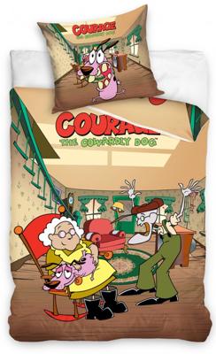 Cartoon Network dekbedovertrek courage the cowardly dog 140 x 200 cm - 70 x 90 cm - Katoen Cartoon Network dekbedovertrek courage the cowardly dog 140 x 200 cm - 70 x 90 cm - Katoen
