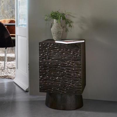 WOOOD Nachtkastje 'Crumble' Mangohout, Met 3 lades WOOOD Nachtkastje 'Crumble' Mangohout, Met 3 lades