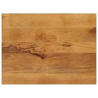 Tafelblad rechthoekig 80x60x3,8 cm massief mangohout - thumbnail