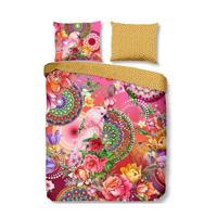 HIP Dekbedovertrek "mandala&apos;s, bloemen en roze papegaai" - Multi - (200x200/220 cm) - Katoen Satijn - thumbnail