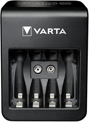 Varta LCD Plug Charger+ 4x 56706 Batterijlader NiMH AAA (potlood), AA (penlite), 9 V (blok)