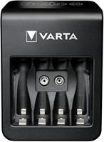Varta batterijlader LCD Plug Charger+, inclusief 4 x AA batterij, op blister - thumbnail
