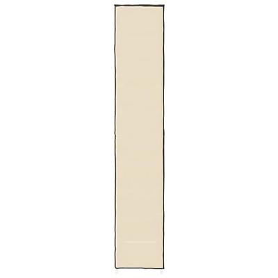 VidaXL Schoenenkast 60x30x166 cm stof crèmekleurig