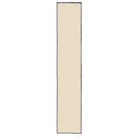 Schoenenkast 60x30x166 cm stof crmekleurig - thumbnail