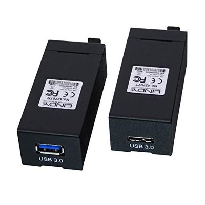 Lindy 42707 USB 3.0 extender over fiber Zwart Lindy 42707 USB 3.0 extender over fiber Zwart