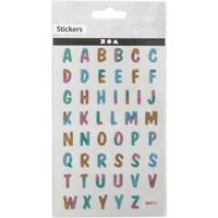 Creativ Company Glitter stickers, letters, vel 10x16 cm, 1 vel - thumbnail