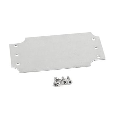Hammond Electronics 1554CPL Montageplaat (l x b x h) 112 x 53 x 1 mm Plaatstaal Natuur 1 stuk(s)