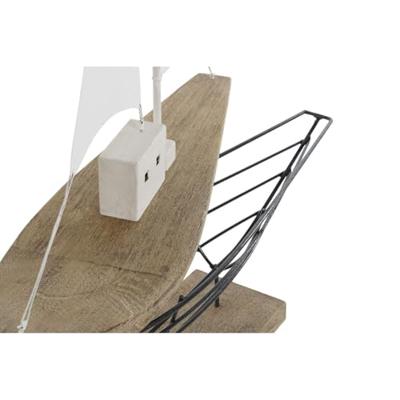 Decoratieve figuren Home ESPRIT Wit Natuurlijk Kaarsenmaker Zeeman Verouderde afwerking 54 x 15 x 61,5 cm Decoratieve figuren Home ESPRIT Wit Natuurlijk Kaarsenmaker Zeeman Verouderde afwerking 54 x 15 x 61,5 cm