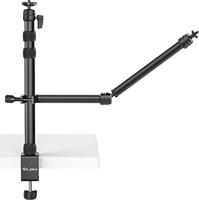 VIJIM LS11 dubbel verstelbaar statief arm met tafelklem - thumbnail