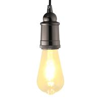 VidaXL Lamphouders 2 st glanzend zwart e27 - thumbnail