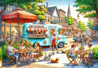 Fast and Delicious Food Puzzel 1000 stukjes