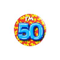 Paperdreams Button klein - i&apos;m 50 - thumbnail