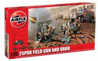 Airfix 1/76 25PDR Field Gun And Quad - thumbnail