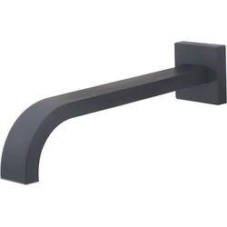 Saqu Cubo inbouw uitloop 25cm mat zwart