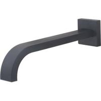 Saqu Cubo inbouw uitloop 25cm mat zwart - thumbnail