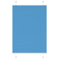 VidaXL Plissé rolgordijn 85x150 cm stofbreedte 84,4 cm polyester blauw - thumbnail