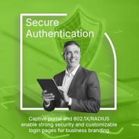 Stevige UTP-netwerkkabel categorie 6 ZyXEL NWA90BEPRO-EU0102F - thumbnail