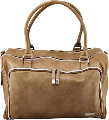Isoki verzorgingstas double zip satchel Latte