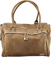 Isoki verzorgingstas double zip satchel Latte - thumbnail