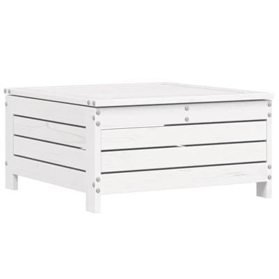 6-delige Loungeset massief grenenhout wit