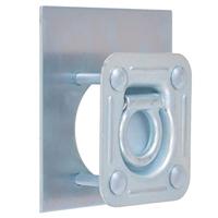 Bevestigingsringen voor aanhanger 2000 kg verzinkt staal 6 st - thumbnail