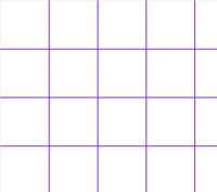 Clairefontaine schrift ft 16,5 x 21 cm, 72 bladzijden, geruit 10 mm, zonder kantlijn - thumbnail