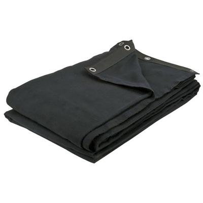 Showgear Showgear Dekomolton Backdrop Zwart 400 x 300 cm