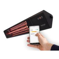 Sunred Heater Professional Smart Royal Diamond Dark Wall 2500 terrasverwarmer - thumbnail