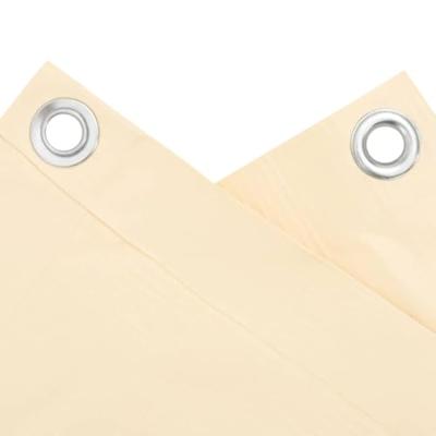 VidaXL Balkonscherm 400x90 cm pvc crèmekleurig