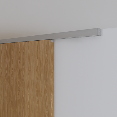 Xperta set 4m rail - alu - Plafond opbouw - Dubbele deur - Deurdikte 50-55mm - opbouw Xperta set 4m rail - alu - Plafond opbouw - Dubbele deur - Deurdikte 50-55mm - opbouw