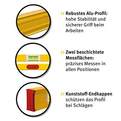 Stabila Type 80 ASM 19178 Metalen waterpas Incl. magneet 60 cm Stabila Type 80 ASM 19178 Metalen waterpas Incl. magneet 60 cm