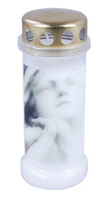 Bolsius gedenklicht nr.6 bidden wit